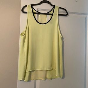 ASTR the Label Neon Yellow Tank